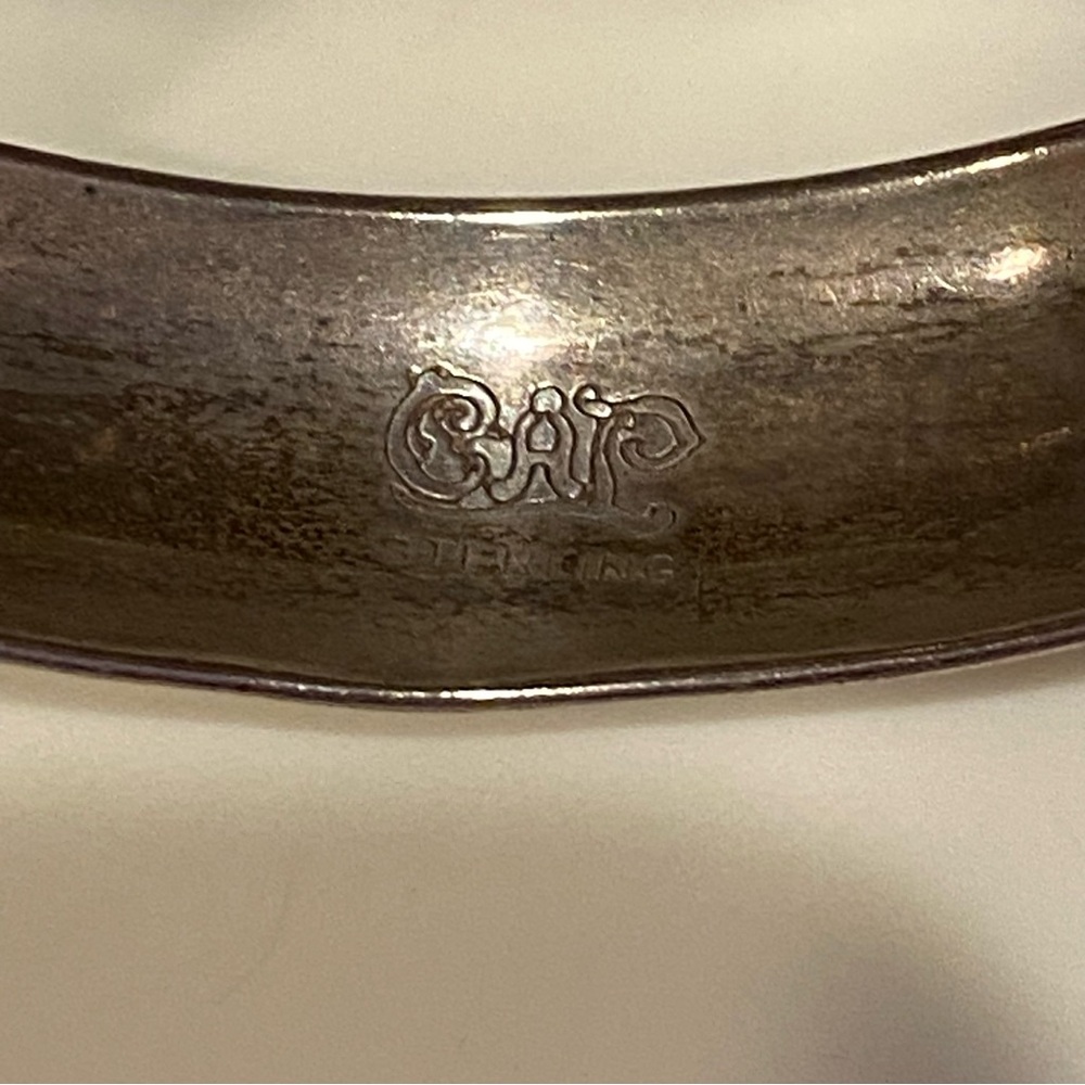 Vintage Sterling Silver Charlie Pattison Signed Bracelet - Picture 11 of 16